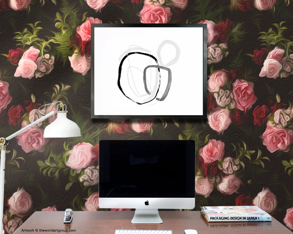 How to select wall décor to hang on wallpaper